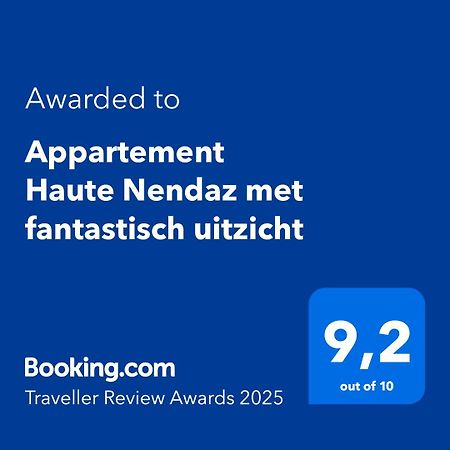 Appartement Haute Nendaz Met Fantastisch Uitzicht Eksteriør billede